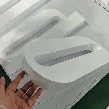 Custom mall building storefront metal letters sign