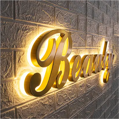 LED Backlit Letter