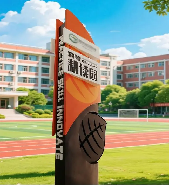 Manufacturer Customized Outdoor Advertising Illuminated Led Pylon Sign