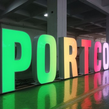 Custom Free Standing Giant LED Letter Big Signage