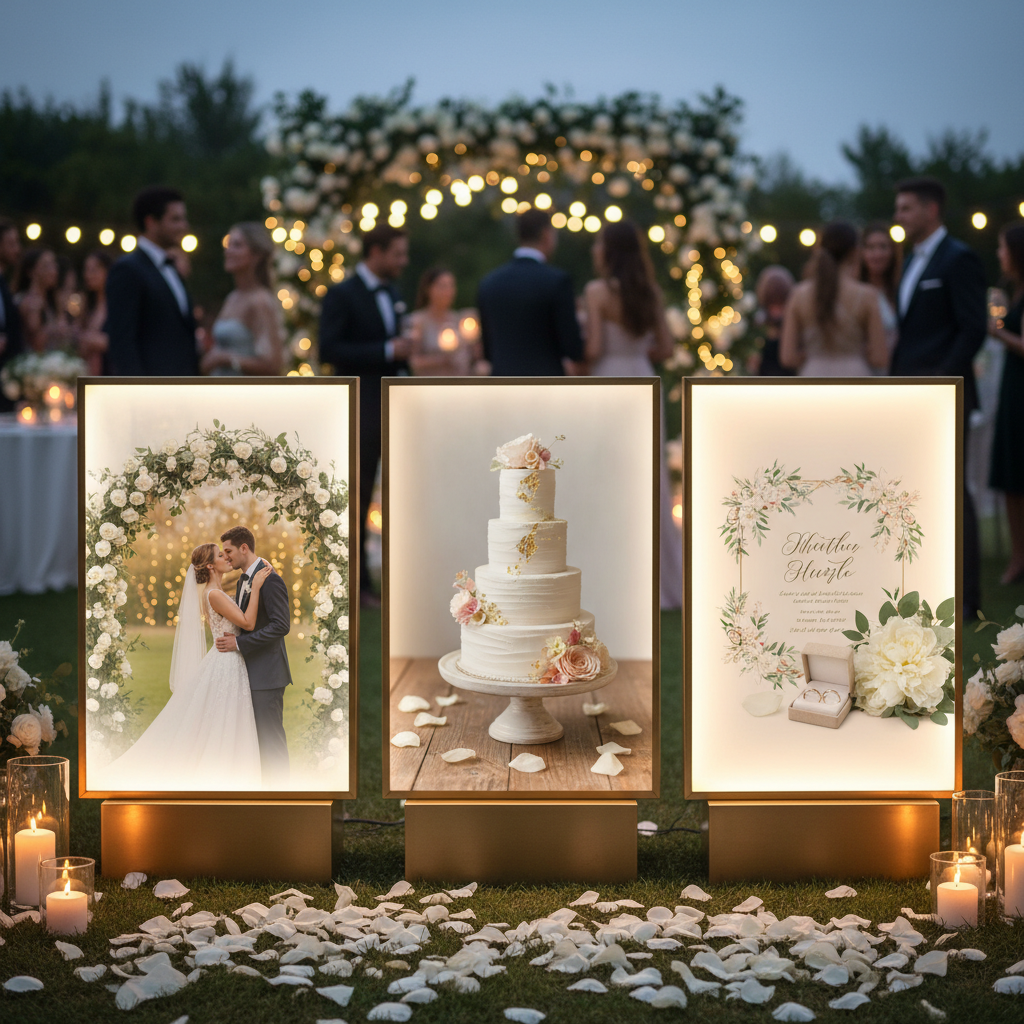 Advertising Light Boxes For Weddings