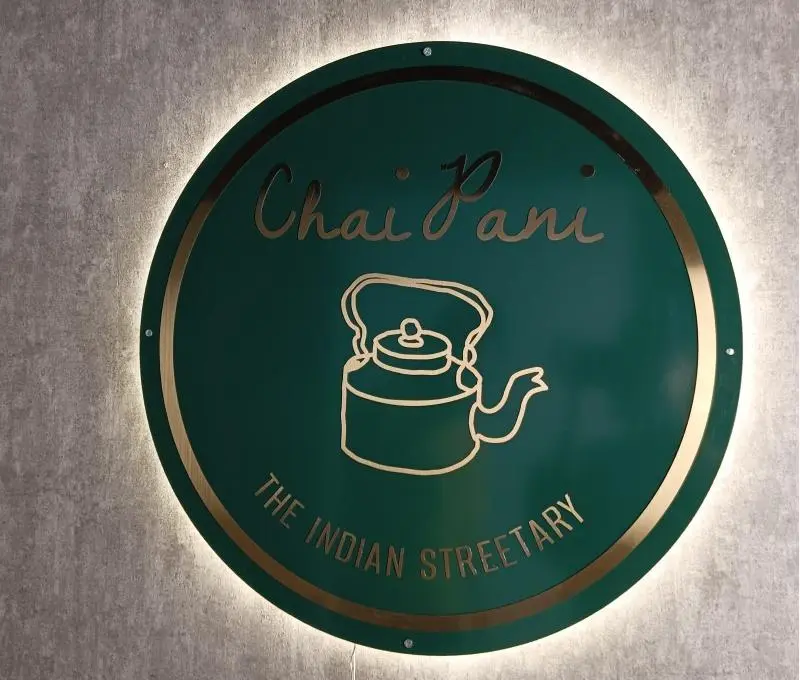 Customized LED Acrylic Gold Mirror Interior Logo Sign (3)