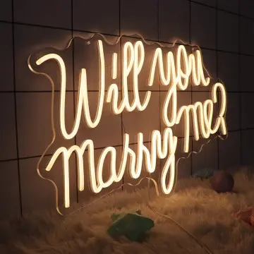 Factory Custom LED Neon Wedding Signs for  wedding part sign decoration
