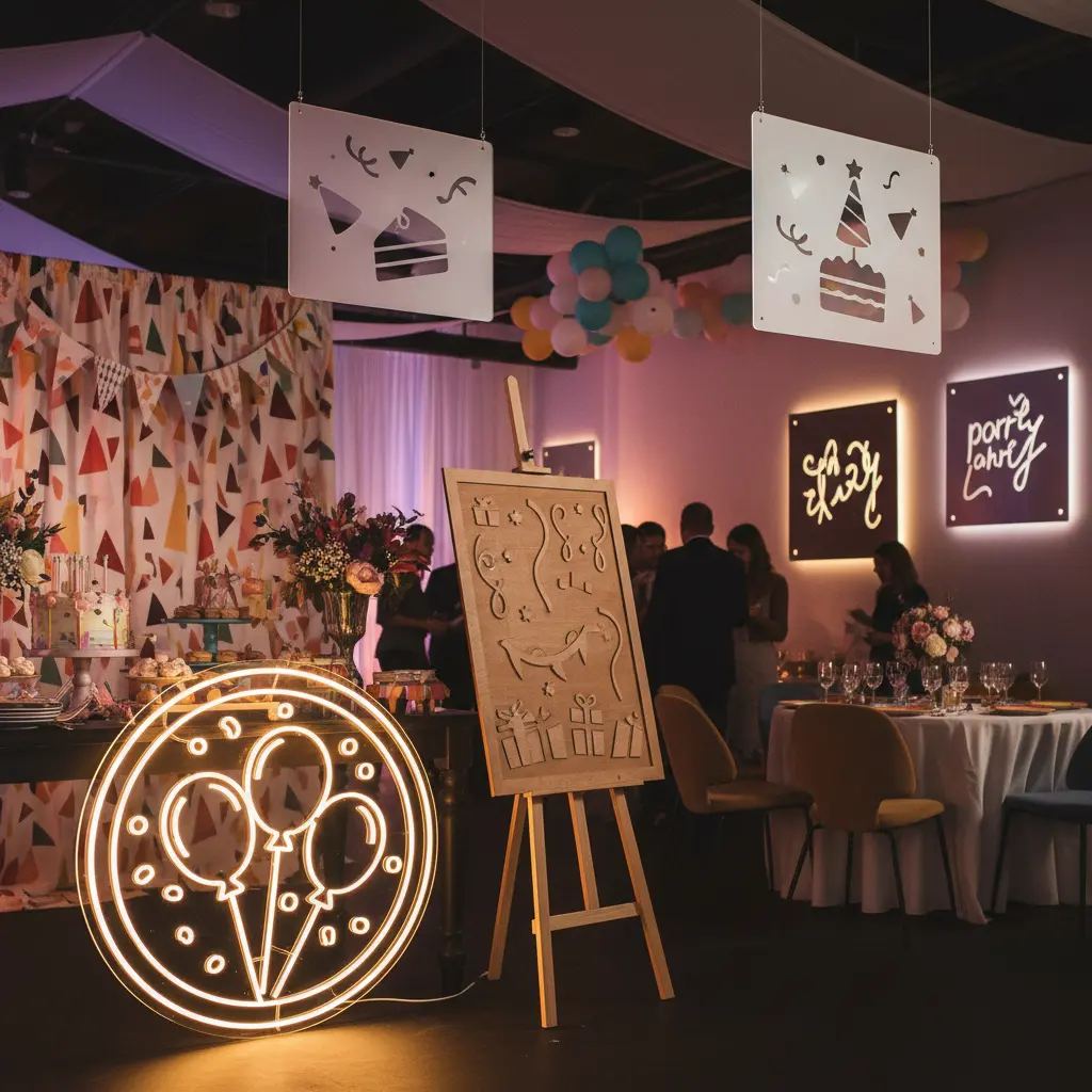 Business Signs Indoor For Birthday Parties