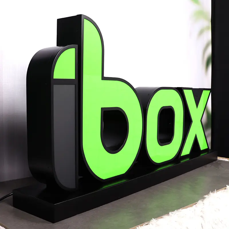 Custom factory luminous sign Table Top LED Sign brand logo signage  (5).JPG