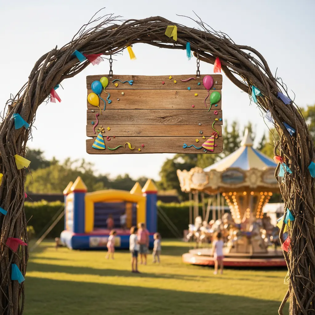 Business Sign For Birthday Parties