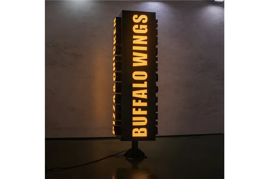 Carácter emisor de luz LED