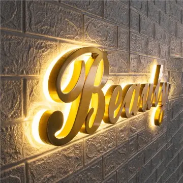 Factory Custom LED Backlit Letters for Business Signage