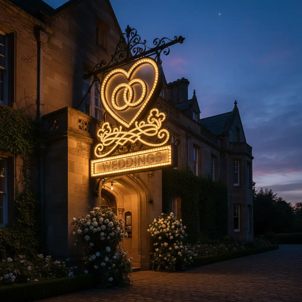 Marquee Sign For Weddings
