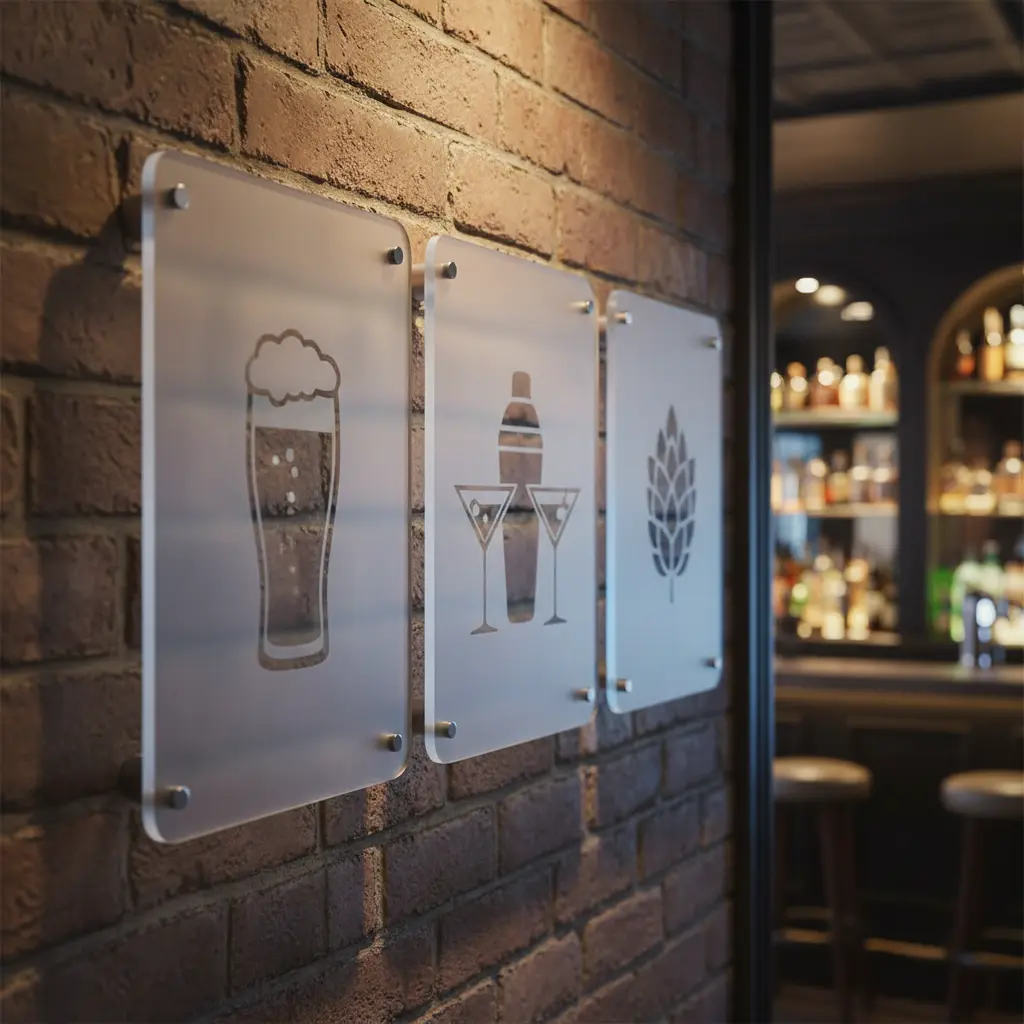 Office Signs Acrylic For Bars And Pubs