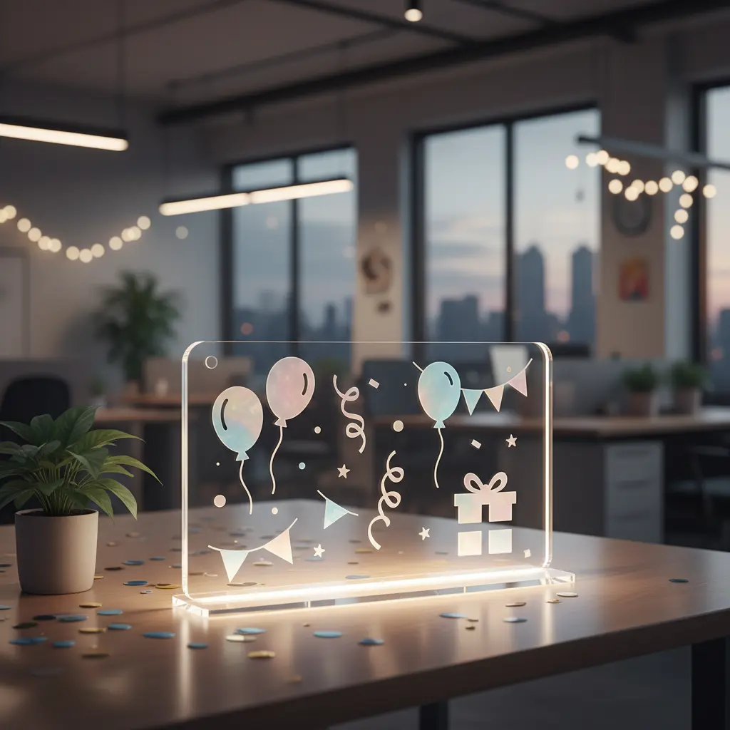 Office Signs Acrylic For Birthday Parties