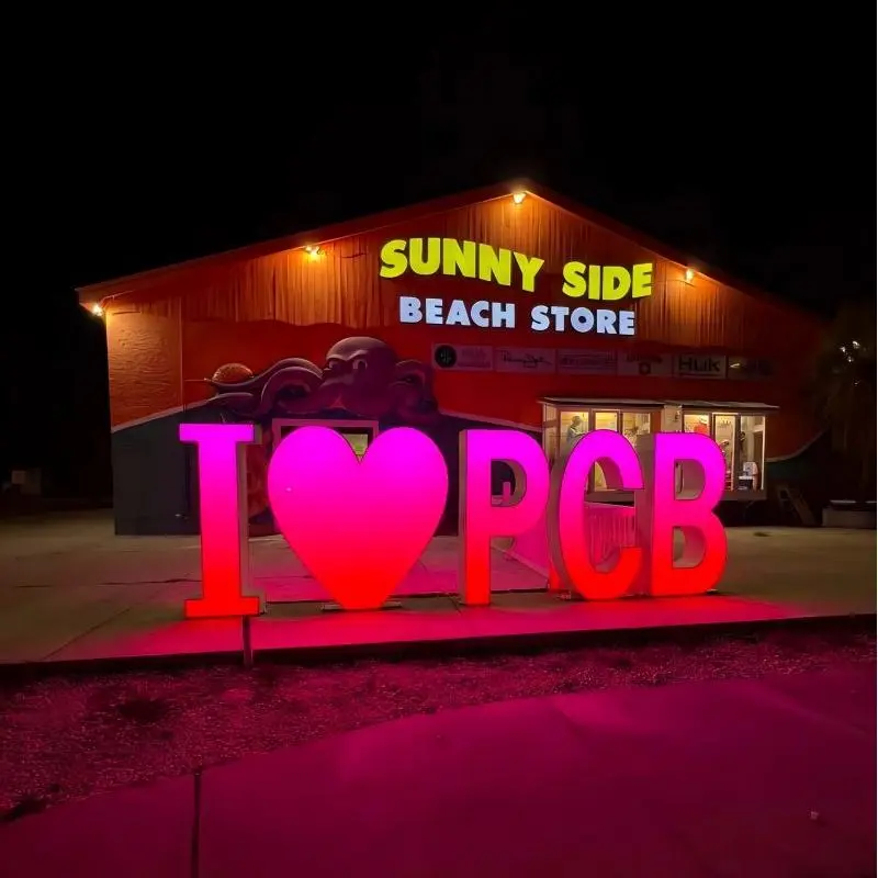 Custom landmark sign free standing huge letters led signage.jpg