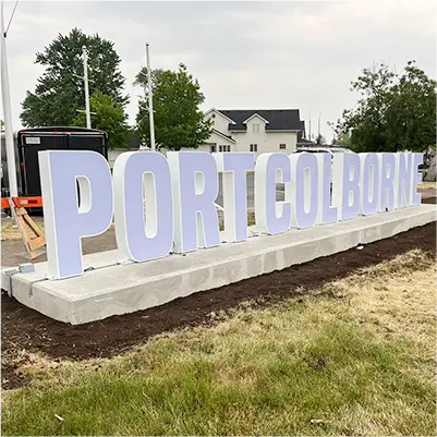 Free Standing Giant LED Letters