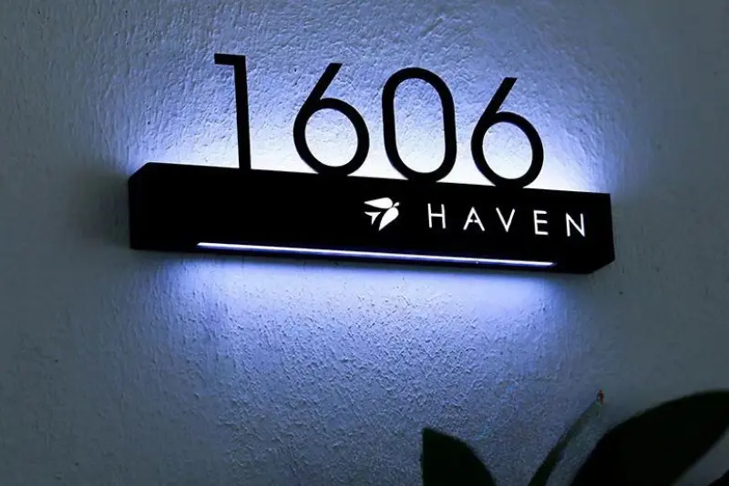 LED Room Number Sign (3)