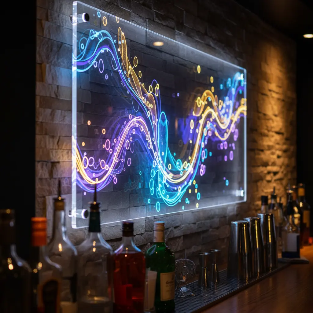 Acrylic Led Board For Bars And Pubs