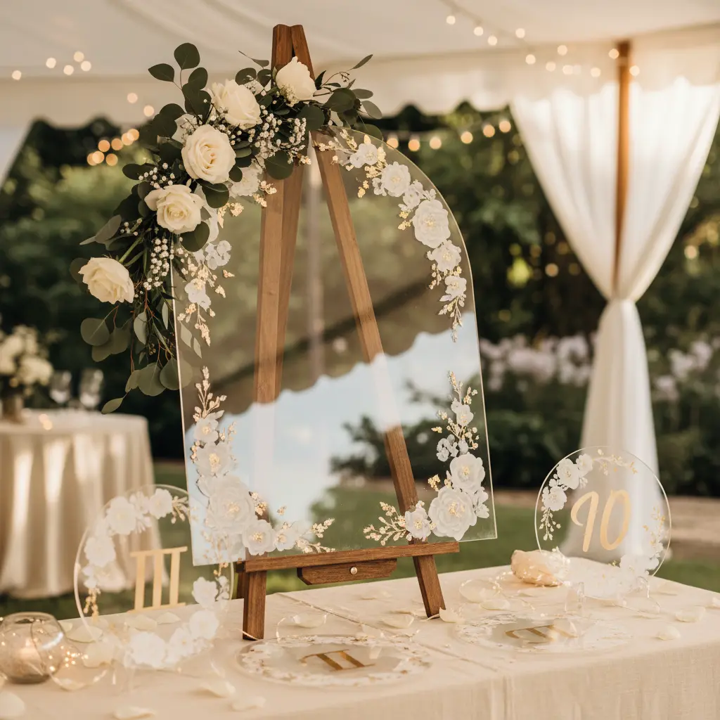 Acrylic Signage For Weddings
