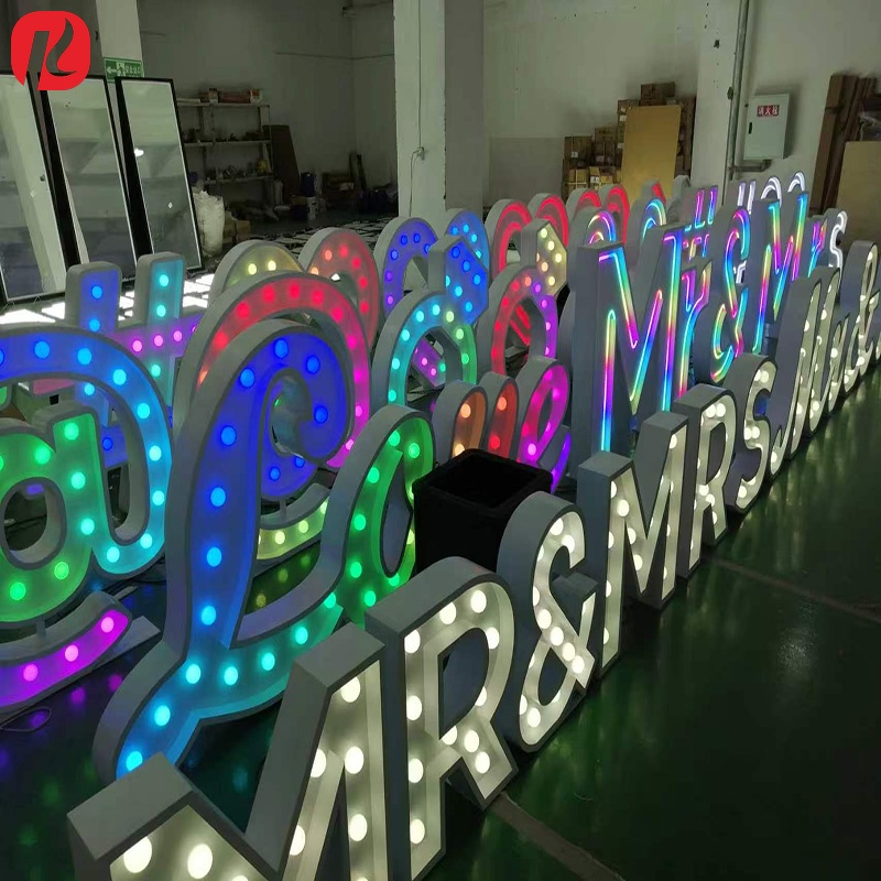 RGB color marquee bulb letter signs large batch factory production wholesale.jpg